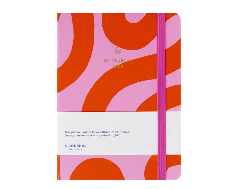 A-Journal Agenda 2025 Pink Flow