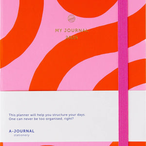 A-Journal Agenda 2025 Pink Flow