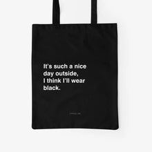 Carica l&#39;immagine nel visualizzatore di Gallery, Typealive Tote Bag Wear Black
