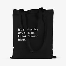 Carica l&#39;immagine nel visualizzatore di Gallery, Typealive Tote Bag Wear Black
